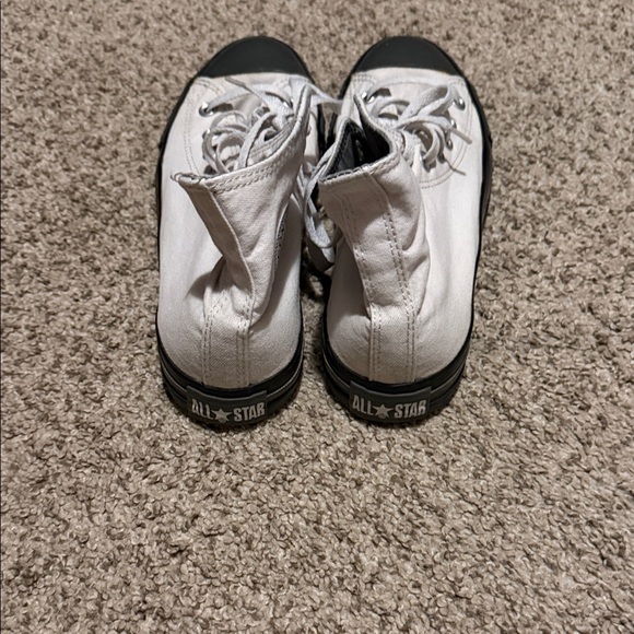 Converse High-Top Sneakers in Whitesand/Black/Charcoal - Picture 2 of 3